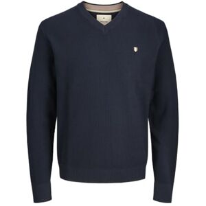 Jack & Jones Jprblurex Tricot col en V pour Homme, Blazer Bleu Marine., S - Publicité Jack & Jones Jprblurex Tricot col en V pour Homme, Blazer Bleu Marine., S - Publicité