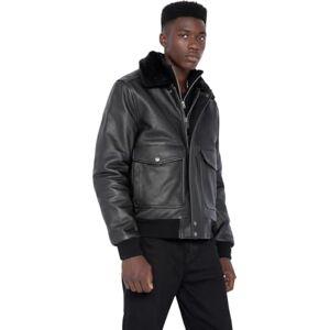 Schott NYC LC5331X Blouson, Noir (Ant.Black), Small (Taille fabricant: S) Homme - Publicité Schott NYC LC5331X Blouson, Noir (Ant.Black), Small (Taille fabricant: S) Homme - Publicité