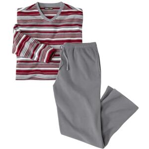 ATLAS FOR MEN Pyjama en Micropolaire Rayé XXL - Publicité ATLAS FOR MEN Pyjama en Micropolaire Rayé XXL - Publicité