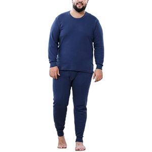CFlong Ensemble De sous-vêtements Thermiques pour Homme, Couche De Base Thermique d'hiver, Col Rond Ultra Doux Et Chaud, Manches Longues, sans Couture, Grande Taille, Haut Et Bas (Bleu,5XL) - Publicité CFlong Ensemble De sous-vêtements Thermiques pour Homme, Couche De Base Thermique d'hiver, Col Rond Ultra Doux Et Chaud, Manches Longues, sans Couture, Grande Taille, Haut Et Bas (Bleu,5XL) - Publicité