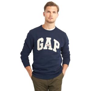 Gap Col Rond avec Logo pour Homme, Tapisserie Bleu, Taille L - Publicité Gap Col Rond avec Logo pour Homme, Tapisserie Bleu, Taille L - Publicité