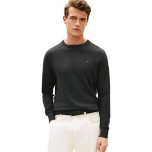 Tommy Hilfiger Pull à col Rond Pimactn Cashmere pour Homme, Gris foncé chiné, XL - Publicité Tommy Hilfiger Pull à col Rond Pimactn Cashmere pour Homme, Gris foncé chiné, XL - Publicité