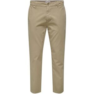 Only & SONS Pant Onsfree Regular 0183 Pantalon Noos, Kaki, 38W / 32L Hommes - Publicité Only & SONS Pant Onsfree Regular 0183 Pantalon Noos, Kaki, 38W / 32L Hommes - Publicité