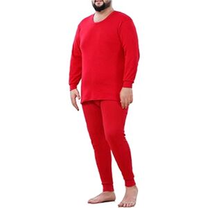 CFlong Ensemble De sous-vêtements Thermiques pour Homme, Couche De Base Thermique d'hiver, Col Rond Ultra Doux Et Chaud, Manches Longues, sans Couture, Grande Taille, Haut Et Bas (Rouge,XXL) - Publicité CFlong Ensemble De sous-vêtements Thermiques pour Homme, Couche De Base Thermique d'hiver, Col Rond Ultra Doux Et Chaud, Manches Longues, sans Couture, Grande Taille, Haut Et Bas (Rouge,XXL) - Publicité