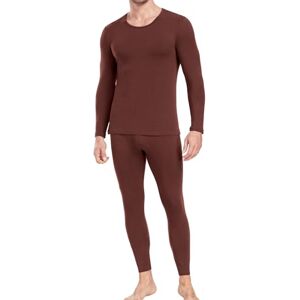 wirarpa Ensemble de sous-vêtements Thermiques Homme Légers Haut & Bas Maillot de Corps Longues et Pantalon Brun Chocolat Taille L - Publicité wirarpa Ensemble de sous-vêtements Thermiques Homme Légers Haut & Bas Maillot de Corps Longues et Pantalon Brun Chocolat Taille L - Publicité