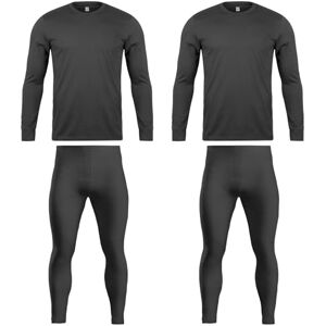 orbiz Lot de 2 sous-vêtements thermiques pour homme Haut à manches longues Couche de base thermique Noir Bleu marine Anthracite Blanc Bleu, charbon, L - Publicité orbiz Lot de 2 sous-vêtements thermiques pour homme Haut à manches longues Couche de base thermique Noir Bleu marine Anthracite Blanc Bleu, charbon, L - Publicité