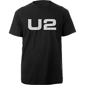 Rock Off officially licensed products U2 White Logo T-Shirt Manches Courtes Noir M - Publicité Rock Off officially licensed products U2 White Logo T-Shirt Manches Courtes Noir M - Publicité