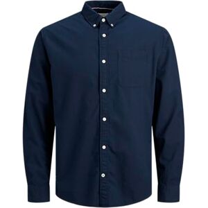Jack & Jones Homme Jjeoxford Shirt L/S S21 Noos Chemise, Bleu Marine/Coupe Slim, M EU - Publicité Jack & Jones Homme Jjeoxford Shirt L/S S21 Noos Chemise, Bleu Marine/Coupe Slim, M EU - Publicité