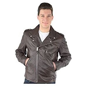 Blouson perfecto en cuir Schott Ref 32128 Marron - L - Publicité Blouson perfecto en cuir Schott Ref 32128 Marron - L - Publicité
