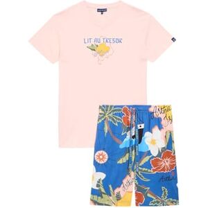 ARTHUR Pyjama Short Homme Island Ensemble de Pyjama Homme T-Shirt Manches Courtes et Short Coton Issu de l'agriculture Biologique Multicolore Taille M - Publicité ARTHUR Pyjama Short Homme Island Ensemble de Pyjama Homme T-Shirt Manches Courtes et Short Coton Issu de l'agriculture Biologique Multicolore Taille M - Publicité