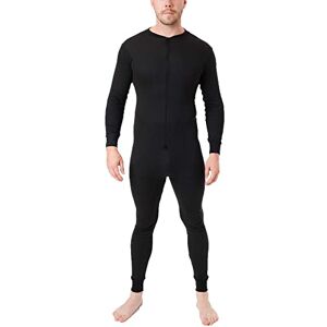LABEL APPAREL Ensemble de sous-vêtements thermiques pour homme Union Suit Pyjama avec fermeture éclair en bas Body Suit Confortable avec fermeture éclair Pyjama de nuit à manches longues Long Johns - Publicité LABEL APPAREL Ensemble de sous-vêtements thermiques pour homme Union Suit Pyjama avec fermeture éclair en bas Body Suit Confortable avec fermeture éclair Pyjama de nuit à manches longues Long Johns - Publicité