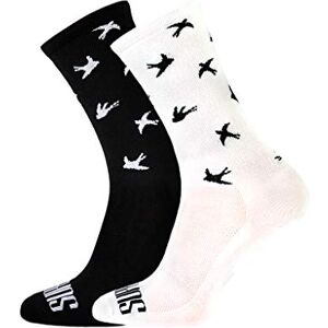 SUPPORT Chaussettes de cyclisme pour hommes, accessoires cyclistes à motifs amusants pour la randonnée, la marche, le vélo, Swallows 39-41 - Publicité SUPPORT Chaussettes de cyclisme pour hommes, accessoires cyclistes à motifs amusants pour la randonnée, la marche, le vélo, Swallows 39-41 - Publicité