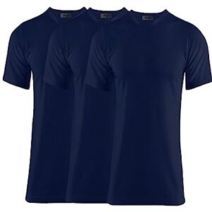 Thread Linens Lot de 3 sous-vêtements thermiques pour homme, T-shirt, gilet de corps, couche de base, taille S-XXL, bleu marine, M - Publicité Thread Linens Lot de 3 sous-vêtements thermiques pour homme, T-shirt, gilet de corps, couche de base, taille S-XXL, bleu marine, M - Publicité