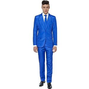 Suitmeister Costume pour Homme pour Pride & Party Slim Fit, Bleu Vif, XL - Publicité Suitmeister Costume pour Homme pour Pride & Party Slim Fit, Bleu Vif, XL - Publicité