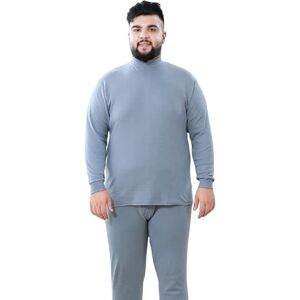 LUBOSE Ensemble de sous-vêtements thermiques en coton super doux pour homme (8XL, gris) - Publicité LUBOSE Ensemble de sous-vêtements thermiques en coton super doux pour homme (8XL, gris) - Publicité