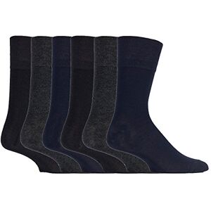 Gentle Grip Sock Shop Lot de 6 paires de chaussettes en bambou non élastiques pour homme, Somrm02, 6-11 - Publicité Gentle Grip Sock Shop Lot de 6 paires de chaussettes en bambou non élastiques pour homme, Somrm02, 6-11 - Publicité