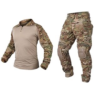 AVLUZ Vêtements tactiques de combat Bdu camouflage uniforme pour hommes, ensemble militaire G3, veste, chemise et pantalon, costume (CP, 4XL) - Publicité AVLUZ Vêtements tactiques de combat Bdu camouflage uniforme pour hommes, ensemble militaire G3, veste, chemise et pantalon, costume (CP, 4XL) - Publicité