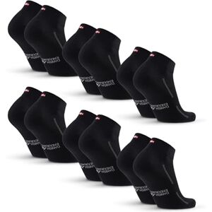 DANISH ENDURANCE Chaussettes de Sport Rembourrées, en Coton Bio, pour Hommes & Femmes, Unisexes, Lot de 3 ou 6 Noir 35-38 - Publicité DANISH ENDURANCE Chaussettes de Sport Rembourrées, en Coton Bio, pour Hommes & Femmes, Unisexes, Lot de 3 ou 6 Noir 35-38 - Publicité