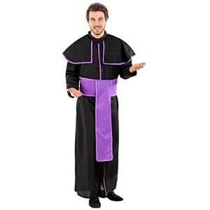 tectake dressforfun Déguisement de prêtre une longue robe pour homme avec une calotte (XXL no. 300481) - Publicité tectake dressforfun Déguisement de prêtre une longue robe pour homme avec une calotte (XXL no. 300481) - Publicité