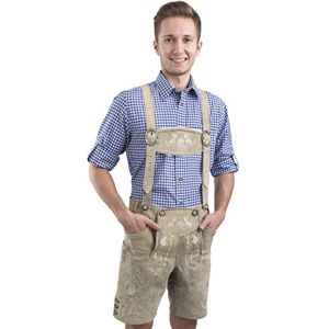 Schöneberger Trachten Couture Hommes Lederhose Bergkristall Allemagne Gris Culotte Grey Pantalon en Cuir (58, Grey) - Publicité Schöneberger Trachten Couture Hommes Lederhose Bergkristall Allemagne Gris Culotte Grey Pantalon en Cuir (58, Grey) - Publicité