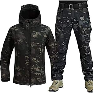 KUMIAO Ensemble de tenue militaire de camouflage imperméable – Veste et pantalon tactique pour homme, tenues militaires douces pour le combat, uniforme militaire, Camouflage C, XL - Publicité KUMIAO Ensemble de tenue militaire de camouflage imperméable – Veste et pantalon tactique pour homme, tenues militaires douces pour le combat, uniforme militaire, Camouflage C, XL - Publicité
