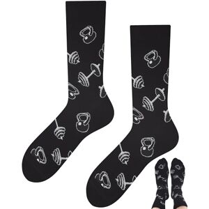 TODO Colours Chaussettes amusantes avec motif – Multicolores, folles pour la joie de vivre, Chaussettes de gym avec haltères, 47-50 - Publicité TODO Colours Chaussettes amusantes avec motif – Multicolores, folles pour la joie de vivre, Chaussettes de gym avec haltères, 47-50 - Publicité