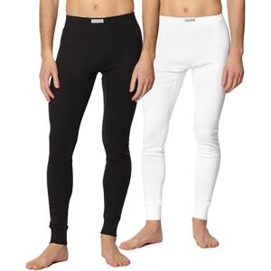 Timone Caleçon Long Pantalon sous-vêtements Thermiques TI30-127 ((2 Pack) Noir/Blanc, XXL) - Publicité Timone Caleçon Long Pantalon sous-vêtements Thermiques TI30-127 ((2 Pack) Noir/Blanc, XXL) - Publicité