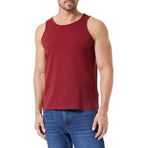 Build Your Brand Basic Tank T-Shirt, Burgundy, S Homme - Publicité