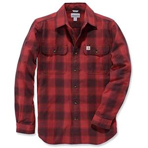 Carhartt . 104144.608.S004 Hubbard Chemise en Flanelle pour Homme Cramoisi foncé Taille S - Publicité Carhartt . 104144.608.S004 Hubbard Chemise en Flanelle pour Homme Cramoisi foncé Taille S - Publicité