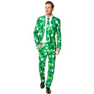 Suitmeister Costume Homme, St. Patrick's Day Shamrock, Trèfle de la Saint-Patrick Blazer, Pantalon Et Cravate, S - Publicité Suitmeister Costume Homme, St. Patrick's Day Shamrock, Trèfle de la Saint-Patrick Blazer, Pantalon Et Cravate, S - Publicité
