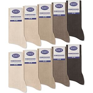 sockenkauf24 10 paires de chaussettes habillées pour femmes et hommes 100% coton sans couture et sans bandes élastiques désagréables (39-42, 6 x Beige 2 x Vert olive 2 x marron) - Publicité sockenkauf24 10 paires de chaussettes habillées pour femmes et hommes 100% coton sans couture et sans bandes élastiques désagréables (39-42, 6 x Beige 2 x Vert olive 2 x marron) - Publicité