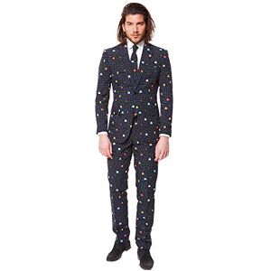 OppoSuits Homme Funny Prom Suits for Men – PAC-Man™ – Comes with Jacket, Pants and Tie in Funny Designs Costume d'homme, Black, 52 - Publicité OppoSuits Homme Funny Prom Suits for Men – PAC-Man™ – Comes with Jacket, Pants and Tie in Funny Designs Costume d'homme, Black, 52 - Publicité