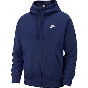 Nike M NSW Club Hoodie FZ BB Sweat-Shirt Homme Midnight Navy/Midnight Navy/(White) FR: S (Taille Fabricant: S-T) - Publicité Nike M NSW Club Hoodie FZ BB Sweat-Shirt Homme Midnight Navy/Midnight Navy/(White) FR: S (Taille Fabricant: S-T) - Publicité