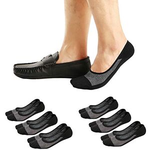 Ueither Chaussettes Basses Invisibles pour Homme, Socquettes Courtes Respirantes en Coton avec Silicone Antidérapant (Noir (6 Paires), 44-48) - Publicité Ueither Chaussettes Basses Invisibles pour Homme, Socquettes Courtes Respirantes en Coton avec Silicone Antidérapant (Noir (6 Paires), 44-48) - Publicité