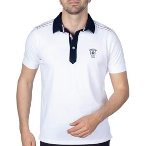 Shilton Polo Basic ecusson Rugby Homme L/Blanc - Publicité Shilton Polo Basic ecusson Rugby Homme L/Blanc - Publicité