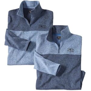 ATLAS FOR MEN Lot de 2 Sweats Molleton Atlas® 4XL - Publicité ATLAS FOR MEN Lot de 2 Sweats Molleton Atlas® 4XL - Publicité