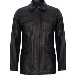 Infinity Leather Veste Parker Trench Homme Classique Noir Véritable Cuir Véritable Parker 4XL - Publicité Infinity Leather Veste Parker Trench Homme Classique Noir Véritable Cuir Véritable Parker 4XL - Publicité