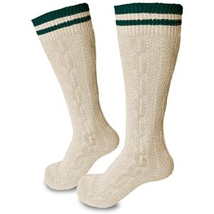 Steigenhöfer Manufaktur Chaussettes longues rayées pour costume traditionnel homme et femme en coton – Chaussettes traditionnelles pour la fête de la bière et autres célébrations – Chaussettes - Publicité Steigenhöfer Manufaktur Chaussettes longues rayées pour costume traditionnel homme et femme en coton – Chaussettes traditionnelles pour la fête de la bière et autres célébrations – Chaussettes - Publicité