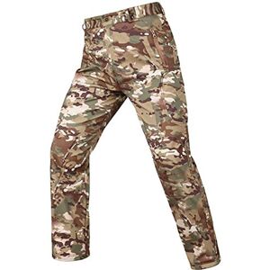 Czen Pantalon tactique camouflage pour hommes Softshell doublé en molleton militaire multipoches en plein air trekking pantalon imperméable chaud épaissir pantalon de chasse (cp camo,XXL) - Publicité Czen Pantalon tactique camouflage pour hommes Softshell doublé en molleton militaire multipoches en plein air trekking pantalon imperméable chaud épaissir pantalon de chasse (cp camo,XXL) - Publicité