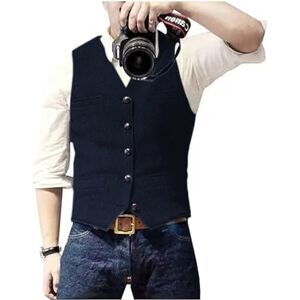 Solovedress Gilet Homme Costume Classique Col V Tweed La laine pour le Mariage Entreprises(Marine Foncé, XXL) - Publicité Solovedress Gilet Homme Costume Classique Col V Tweed La laine pour le Mariage Entreprises(Marine Foncé, XXL) - Publicité