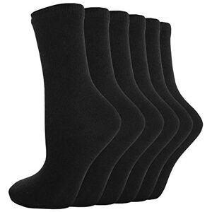 YanoIR 6/12 paires de chaussettes thermiques pour homme/femme, hauts en coton + éponge intérieure Noir 44 - Publicité YanoIR 6/12 paires de chaussettes thermiques pour homme/femme, hauts en coton + éponge intérieure Noir 44 - Publicité