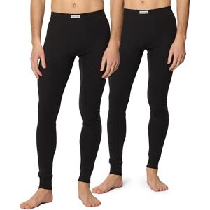 Timone Caleçon Long Pantalon sous-vêtements Thermiques TI30-127 ((2 Pack) Noir/Noir, M) - Publicité Timone Caleçon Long Pantalon sous-vêtements Thermiques TI30-127 ((2 Pack) Noir/Noir, M) - Publicité