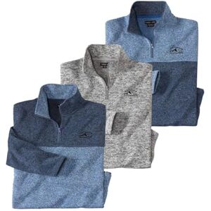 ATLAS FOR MEN Lot de 3 Sweats Molleton Atlas® 4XL - Publicité ATLAS FOR MEN Lot de 3 Sweats Molleton Atlas® 4XL - Publicité