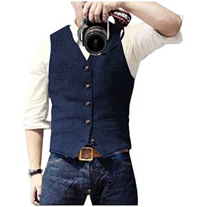 Solovedress Gilet Homme Costume Classique Col V Tweed La laine pour le Mariage Entreprises(Marine Foncé, XXXL) - Publicité Solovedress Gilet Homme Costume Classique Col V Tweed La laine pour le Mariage Entreprises(Marine Foncé, XXXL) - Publicité