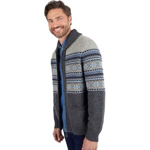 Damart Gilet Zippé Mélange Laine Maille Jacquard Homme Gris Chiné Taille L (102-109) - Publicité Damart Gilet Zippé Mélange Laine Maille Jacquard Homme Gris Chiné Taille L (102-109) - Publicité