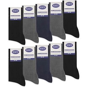 sockenkauf24 10 paires de chaussettes habillées pour femmes et hommes 100% coton sans couture et sans bandes élastiques désagréables (43-46, 4 x Anthracite 2 x Marine 4 x Noir) - Publicité sockenkauf24 10 paires de chaussettes habillées pour femmes et hommes 100% coton sans couture et sans bandes élastiques désagréables (43-46, 4 x Anthracite 2 x Marine 4 x Noir) - Publicité