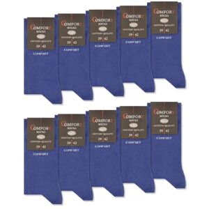sockenkauf24 Chaussettes Coton Confort Homme Femme (10 Pairs) sans Elastique et Couture (35-38 Marine) - Publicité sockenkauf24 Chaussettes Coton Confort Homme Femme (10 Pairs) sans Elastique et Couture (35-38 Marine) - Publicité