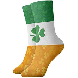 AOOEDM Drapeau irlandais avec motif Shamrock Casual Crew Sock Running Randonnée Compression Chaussettes Personnalité Chaussette Travail Chaussette - Publicité AOOEDM Drapeau irlandais avec motif Shamrock Casual Crew Sock Running Randonnée Compression Chaussettes Personnalité Chaussette Travail Chaussette - Publicité