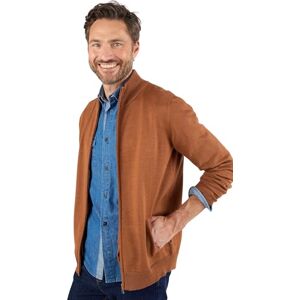 Damart Gilet Zippé Col Montant Homme Marron Taille L (102-109) - Publicité Damart Gilet Zippé Col Montant Homme Marron Taille L (102-109) - Publicité