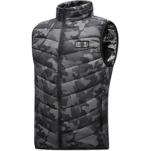 TRIGLICOLEUM Gilet chauffant pour homme Impression camouflage 5 zones de chauffage Gilet chauffant électrique Grandes tailles Veste chauffante avec 3 niveaux de température Veste d'hiver pour chasse, - Publicité TRIGLICOLEUM Gilet chauffant pour homme Impression camouflage 5 zones de chauffage Gilet chauffant électrique Grandes tailles Veste chauffante avec 3 niveaux de température Veste d'hiver pour chasse, - Publicité